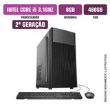 Computador  Spread Corp Intel Core I5-2400s 8gb Ssd 480gb Com Kit Windows 10