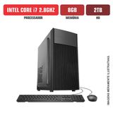 Computador  Spread Corp Intel Core I7 8gb Hd 2tb Com Kit