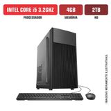 Computador Spread Corp Intel Core I5 4gb Hd 2tb Com Kit Windows 10