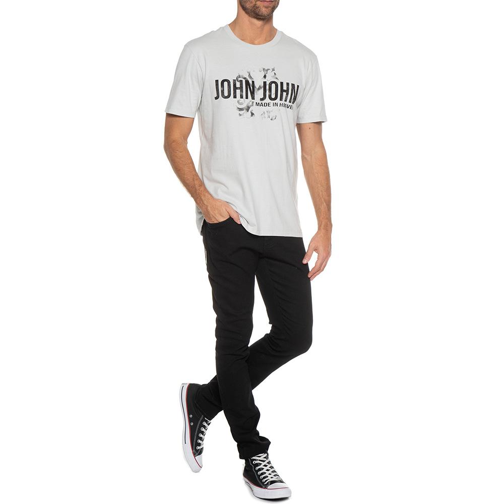 Camiseta John John Estampa Logo Masculina – QVML