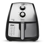 Fritadeira Airfryer 4l Cor Inox Midea Fxa41 - 127v