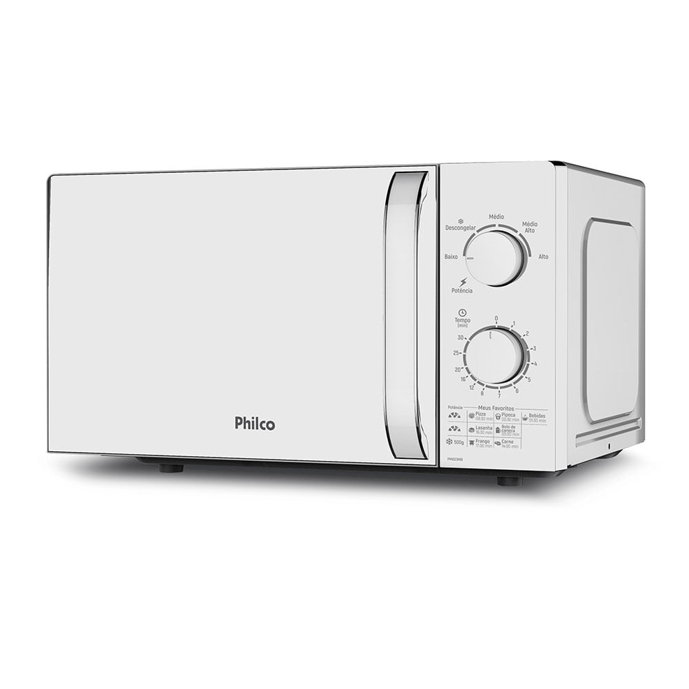 Forno De Microondas Philco Pmo23mb 20l Branco 127v