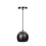 Lustre Pendente Bolinha Preto Lustre Sala Quarto Balcões