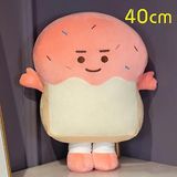 40cm Lindo Pão Torrado Pelúcia Brinquedos Kawaii Pão De Chocolate Pi