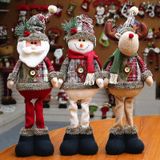 Bonecas De Pelúcia Do Boneco De Neve / Alce Do Papai Noel Para A Decoração