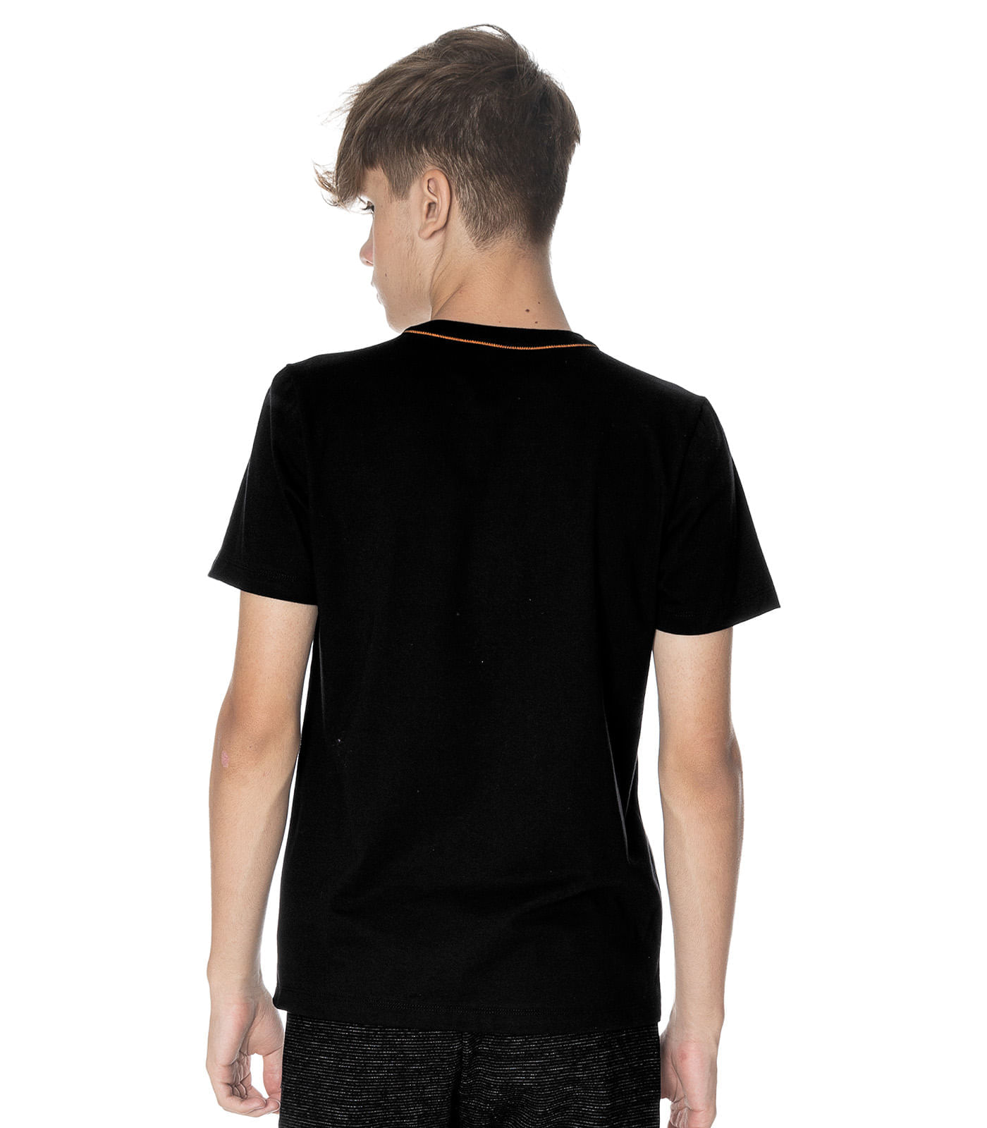 Camiseta Juvenil Masculina Minty Preto 12