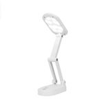 Lâmpada De Mesa Led Portátil Dobrável, Carregamento E Plug-in