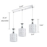 Lâmpada Pendente Led Flower Light Mustool 1/3 Lights Modern Holl