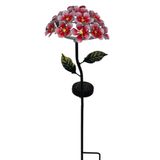 Lâmpada Solar Hortênsia, Vila Artificial Flor Ao Ar Livre