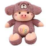 Pelúcia Pelúcia Brinquedo Cartoon Porco Boneca Presente De Natal Para Crianças