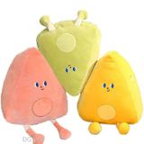 Manteiga Macia Bonito Queijo Pelúcia Almofada De Brinquedo Recheado Chocolate