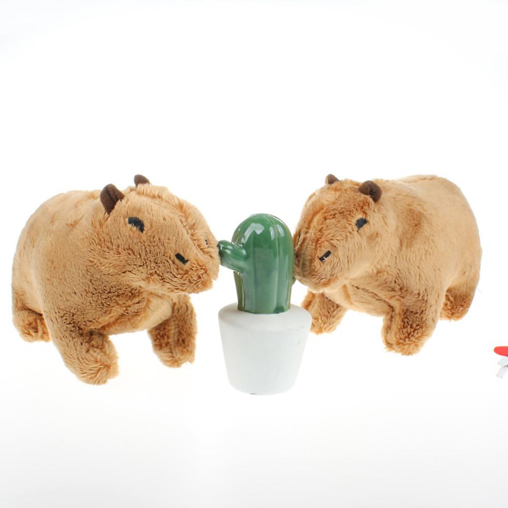 Capivara Roedor Pelúcia Brinquedo Boneca Animal De Pelúcia Kid Gift