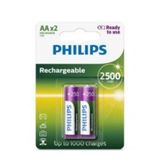 Pilha Recarregavel Philips Aa Com 2 Pilhas