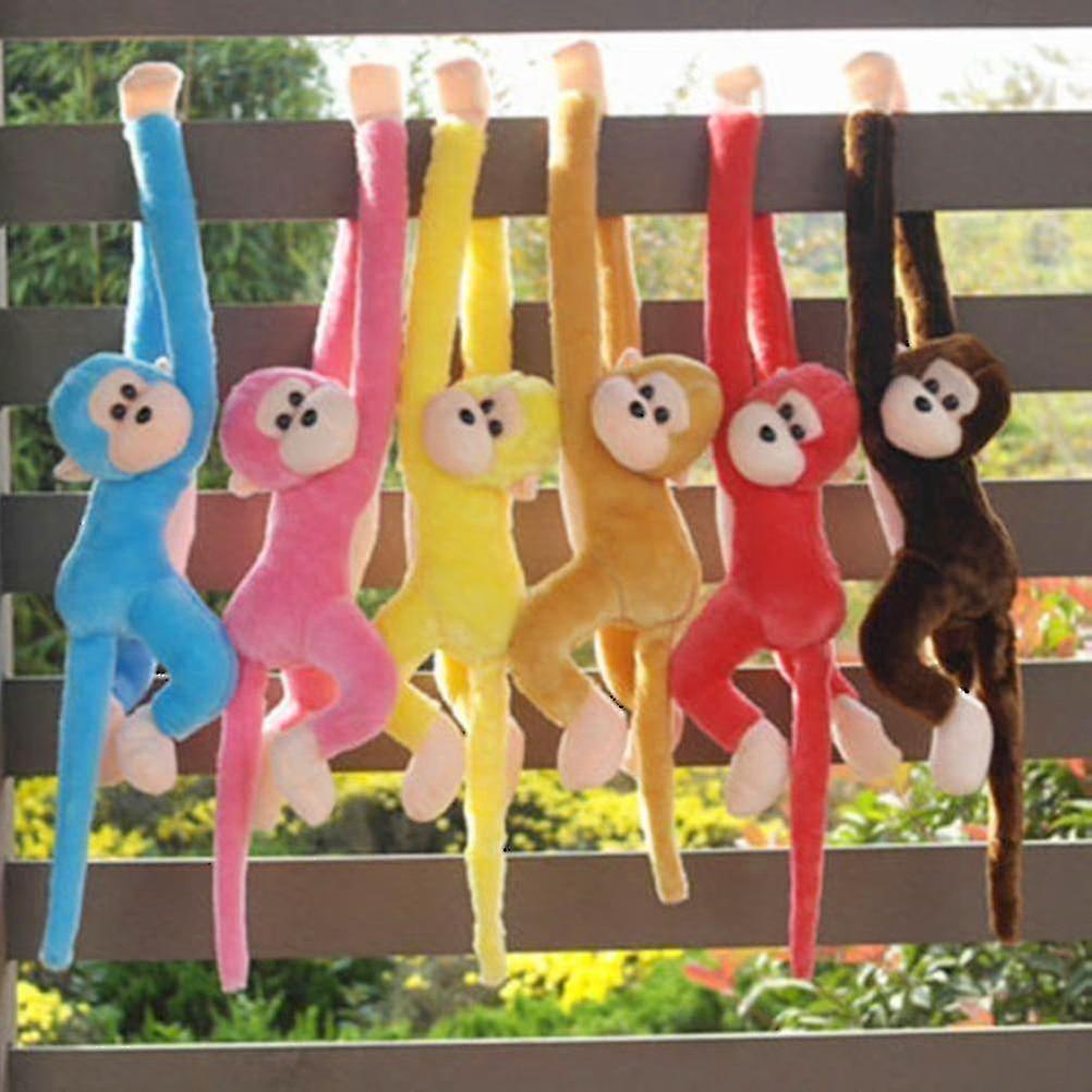 Animais De Pelúcia Bonito Braço Longo Cauda Macaco Macio Brinquedo De Pelúcia - B