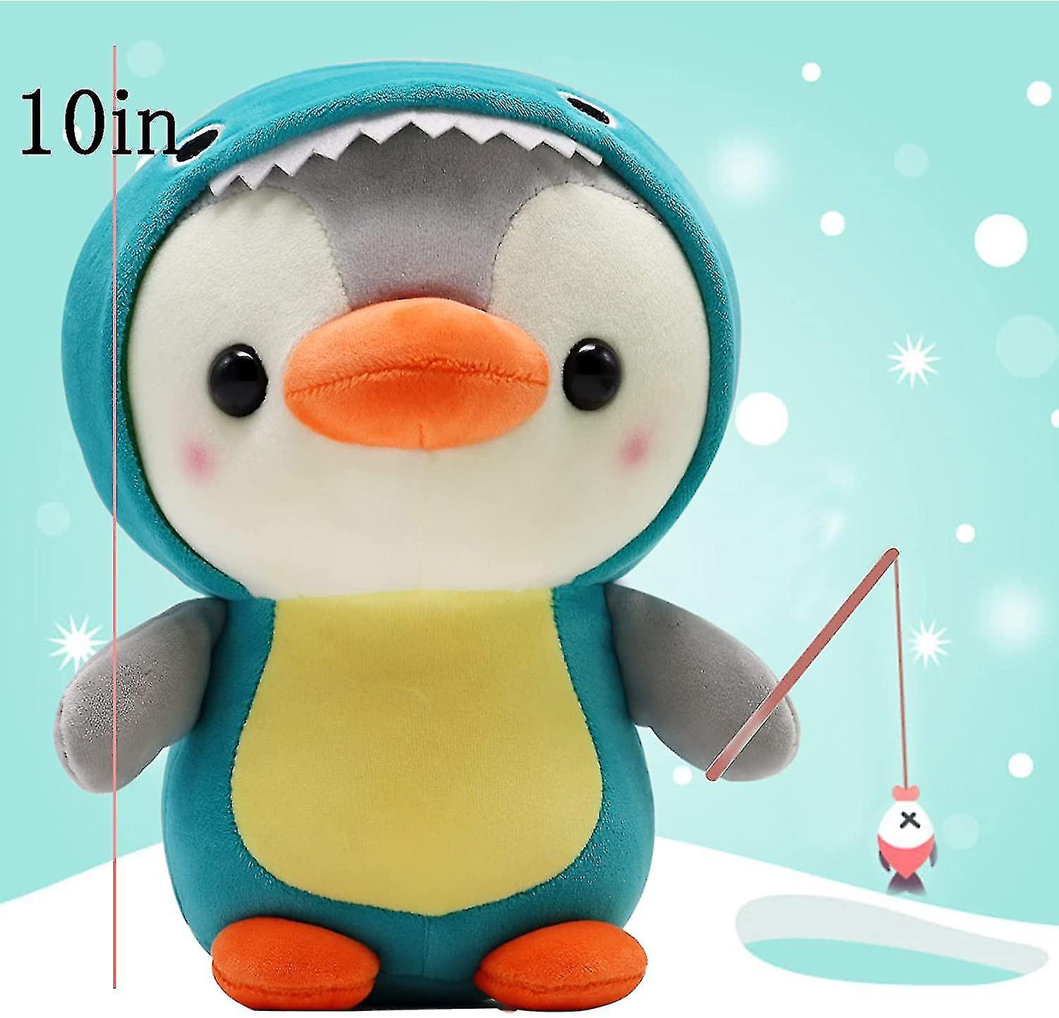 8 Polegadas Bonito Dinossauro Pinguim Pelúcia Travesseiro Pelúcia Brinquedo Valentin