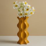 Cerâmica De Vaso Geométrico Morandi, Flor Da Sala De Estar