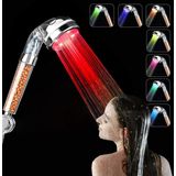 Led Chuveiro Head Color Changing, Filtration High Pressure Handheld Shower Head Com 7 Cores Ciclicamente Mudando Luzes Chuveiro De Economia