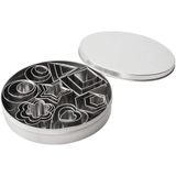 24-piece De Aço Inoxidável Mini Geometria Forma Geometric Cookie Biscuit Cutter Set Square Heart Triangle Round Flower Star Assando Moldes D