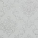 Papel de parede Damask Of White com Gelo