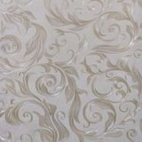 Papel de parede Floral Off White com Creme