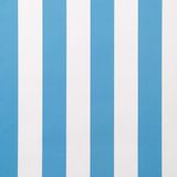 Papel de parede Infantil Listra Off White e Azul