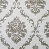 Papel de parede Damask Bege com Nude