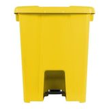 Cesto Plástico Quadrado Com Pedal Plástico 30l