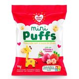 Biscoito Nhami Mami Mini Puffs Snack Beterraba E Morango 15g