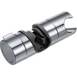 18-25mm Ajustável Abs Substituição Manual Chuveiro De Cabeça Controle Deslizante Suporte De Suporte De Suporte, Cromado