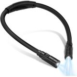 Luz Do Livro Para Leitura Na Cama - Longa Duração Recarregável Leitura De Pescoço Lâmpada Led Com 3 Modos 9 Brightness Bendable Arms Perfect