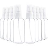 20 Garrafas De Spray Plástico De Embalagem, Garrafas De Spray Plástico Recarregáveis Com Tampas, Mini Garrafas De Viagem De Plástico De Névo
