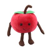 Frutas Brinquedos De Pelúcia Soft Stuffed Simulação Cherry Almofada Sofá