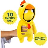 Gang Beasts Amarelo Frango Traje De Pelúcia 10 Gamer Personagem