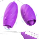 S-hande Chomper Bullet Com Estimulador Em Formato De Língua Com 9 Modos De Vibração Roxo
