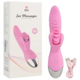Dibe Sex Massager - Vibrador Estimulador De Ponto G E Clítoris Com Efeito Simulador De Sexo Oral Com Línguas Giratóri