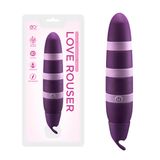 Vibrador Recarregável Clássico Love Rouser Com Língua Em Silicone Roxo
