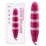 Vibrador Recarregável Clássico Love Rouser Com Língua Em Silicone Rosa