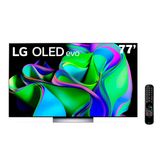 Smart TV 77" 4K LG OLED 77C3PSA evo 120Hz G-Sync FreeSync Bluetooth ThinQ AI Alexa Google 4HDMI