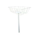 Lixeira Para Calçada De Chao 1,15 Branca - Cor: Branco