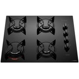 Cooktop A Gás Atlas U Top Superautomático Vidro Temperado - 4 Bocas