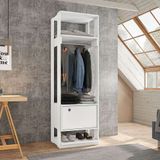 Guarda-roupa Closet Titan 1 Pt Branco