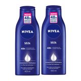 Kit 2 Loção Hidratante Nivea Milk Pele Seca A Extrasseca 400ml