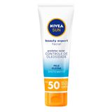 Protetor Solar Nivea Sun Facial Beauty Expert Pele Oleosa Fps50 50ml