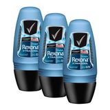 Kit 3 Desodorante Antitranspirante Rexona Men Xtracool Roll-on Com 50ml