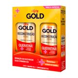 Shampoo + Condicionador Niely Gold Reconstrução Potente