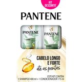 Shampoo 400ml+condicionador Pantene Bambu 175ml