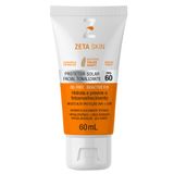 Protetor Solar Zeta Skin Fps60 Facial Tonalizante 60ml
