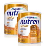 Kit 2 Nutren Senior Café Com Leite Suplemento Alimentar 370g