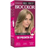 Tintura Creme Biocolor 8.1 Louro Acinzentado Estiloso Mini Kit