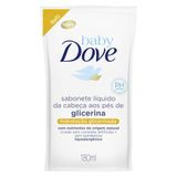 Sabonete Líquido Dove Baby Hidratação Glicerinada Da Cabeça Aos Pés Refil 180ml